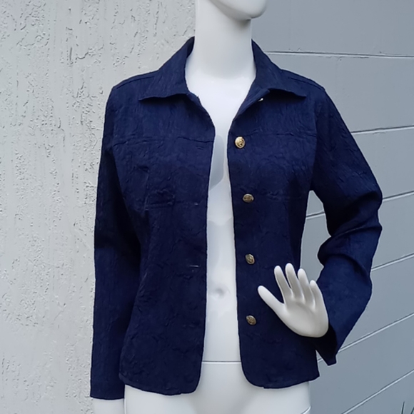 Graff by UM Vintage Gold button Light Jacket - Picture 6 of 16